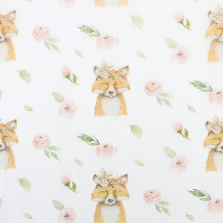 Package Paper "Fox and Garden", 50 cm x 70 cm, 17 grams-2