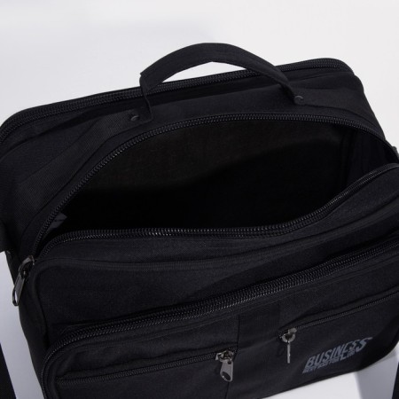 Laptop bag, luris, black color-5