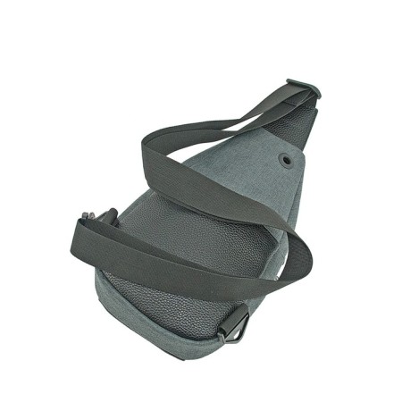 Slong bag (B2842-05140) Combined material (test + NK), gray, 1x150x15 cm-1