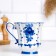 Mug "Spring", aut. Golubenkov N.A., 14x10x11cm, 380ml, 1 variety, gzhel