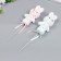Decor on the stick "Zaychat - Sprinking, Shine" Set 2 pcs Pink, Blue 12 cm