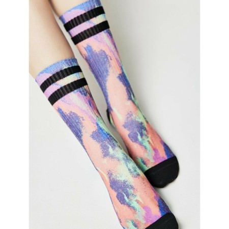 Extended women's socks with CONTE ELEGANT FANTASY ASSORTED, size 23-25, assorted color-2