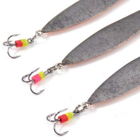 Vertical "Yaman" pike with a tee, size 70 mm, 11.5 g, color copper-3