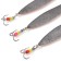 Vertical "Yaman" pike with a tee, size 70 mm, 11.5 g, color copper