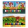 Color algem shallows, in a set of 10 pieces, square