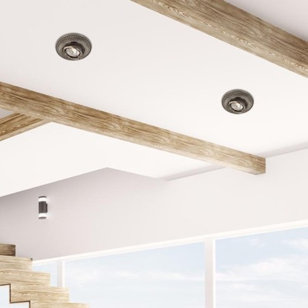 Built -in lamp Novotech, 50 W, Gx5.3, 12 V, 100x100 mm, d = 100 mm, bronze color-2