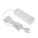 Extension cord 3 sockets, 5 m, 6 A, 1300 W, SHVVP 2x0.5 mm2, without salary, white