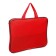 Folder with handles Textile A4, 360 x 270 x 20 mm, inner pocket Calligrata, "Office" 1Sh421, Red