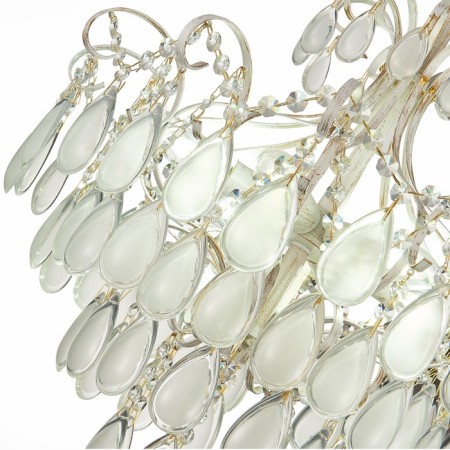 Ceiling EVOLUCE lamp. Sle160302-06. Magonza. 6x60 watts, E14, 50x50x75 cm, golden color-8