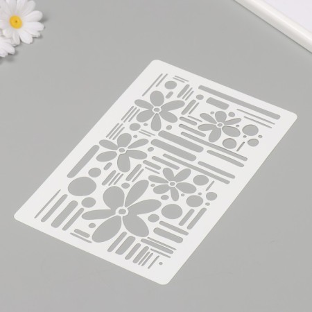 Stencil "Flower" 16x24 cm-1