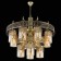 Suspended chandelier Citilux "emir" CL467193, 9x75W, E27, brown color
