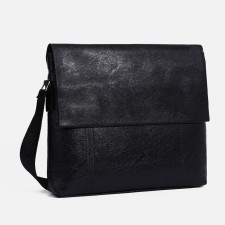 Male bag, black color