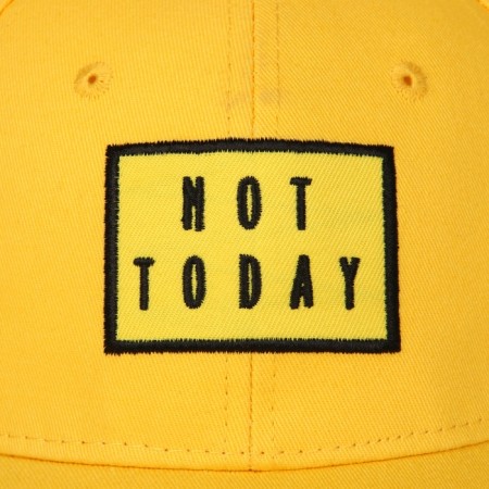 Women's cap not Today, yellow color, rr 56-2