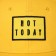Women's cap not Today, yellow color, rr 56