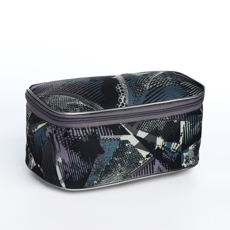 Lightning cosmetic bag, gray color
