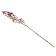 Dry flowers “Molchy Mile”, 25 g, length - 70 cm, pink color