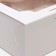 Box for 4 cakes, white, 16 x 16 x 8