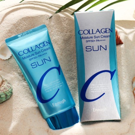 Moisturizing sunscreen with collagen, Enough Collagen Moisture Sun Cream SPF50+/PA