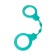 Handcuffs, silicone, tiffany, 33 cm