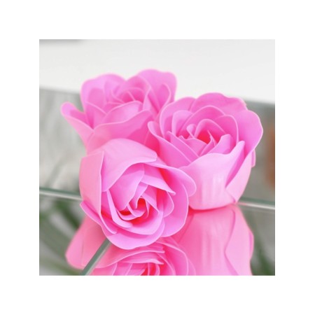 Soap roses, pink, set 6 pcs.-6