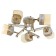 Ariadne Causenger Military District 5he27 40W white-gold 48x48x26 cm Bayerlux