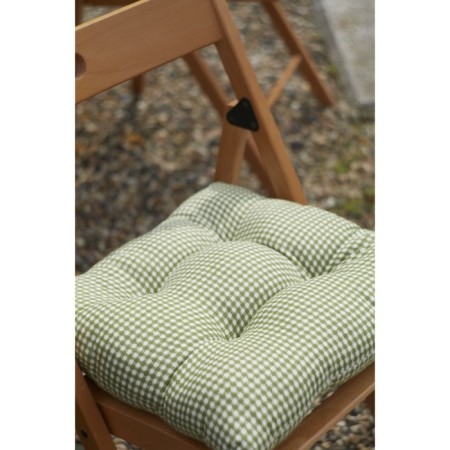 Pillow for shakespeare chair, size 40x40 cm, green color-13