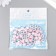 Beads for creativity plastic "Spray of paint. Fuchsia on white" D = 1 cm set 20 g