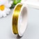 Biser wire d 0.3 mm, gold steering. 50 m