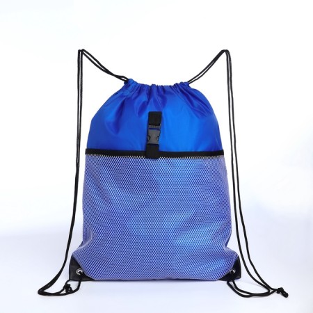 Bag for shoes on the lace, blue color