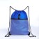 Bag for shoes on the lace, blue color