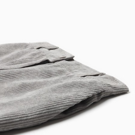 Women's pants Minaku: Velvet Collection Color Gray Rr. 48-5