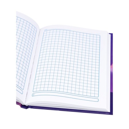 A6 BUSINESS BLOCT, 80 sheets in the Cyber ​​Moles Cage, solid cover, glossy lamination, lin-2