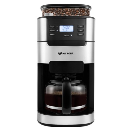 Kofemashin KITFORT KT-720, drip, 1050 W, 1.5 l, 200 g, black-silvery-1
