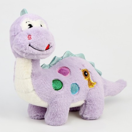 Soft toy "Dino", 45 cm, purple color-1