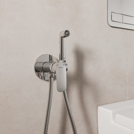 MILARDO RORA Rorsbr08 bidetor, with hygienic shower, built -in, chrome-1