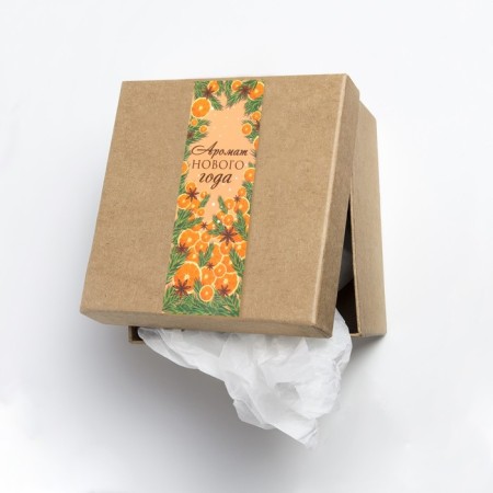 Stick Paper "New Year's Sweets" 3x9 cm sheet 10x10 cm-2