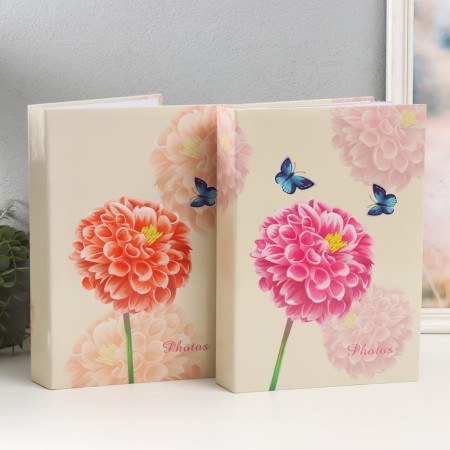 Photo album for 300 photos 10x15 cm "peonies" mix