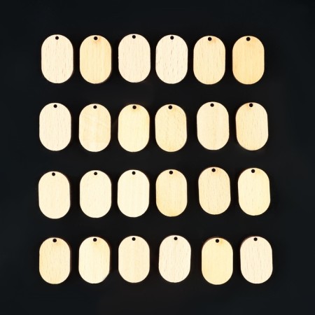 Set of workpieces "Scandinavian runes", 2 x 3cm, 28pcs, BUCK-1
