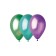 Latex ball 10 ", metal, set 100 pcs., Mix color