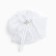Outlet. Bant for hair on elastic band, white, 15x14 cm, princesses