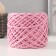 Cotton cord 3 mm 220m/240 ± 5 g gradient (pink/fuchsia)