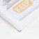Photo frame plastic 21x30 cm 3 series, white