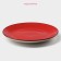 Board ceramic dessert shade "Sea World", d = 19 cm, red color
