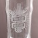 Glass "dad does not thump" engraving