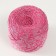 Knitted yarn "Ribbon" with Lurex 85m/170 ± 5 g (fuchsia, lurex: silver)
