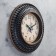 Watching clock, series: interior, "bubbles", discrete move, d-29 cm