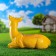 Figure for the site "Kosul" from gypsum good souvenirs, 27 cm, medium, brown