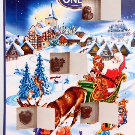 Chocolate Dairy Figure "Christmas Calendar", 50 g-9