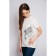 Women's T -shirt Let’s Go "Star", size 48, Milk color