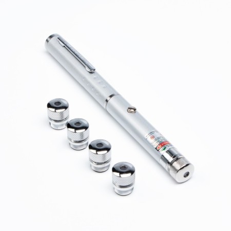 Laser pointer, 532 nm, 4 nozzles, 2 aaa, red beam
